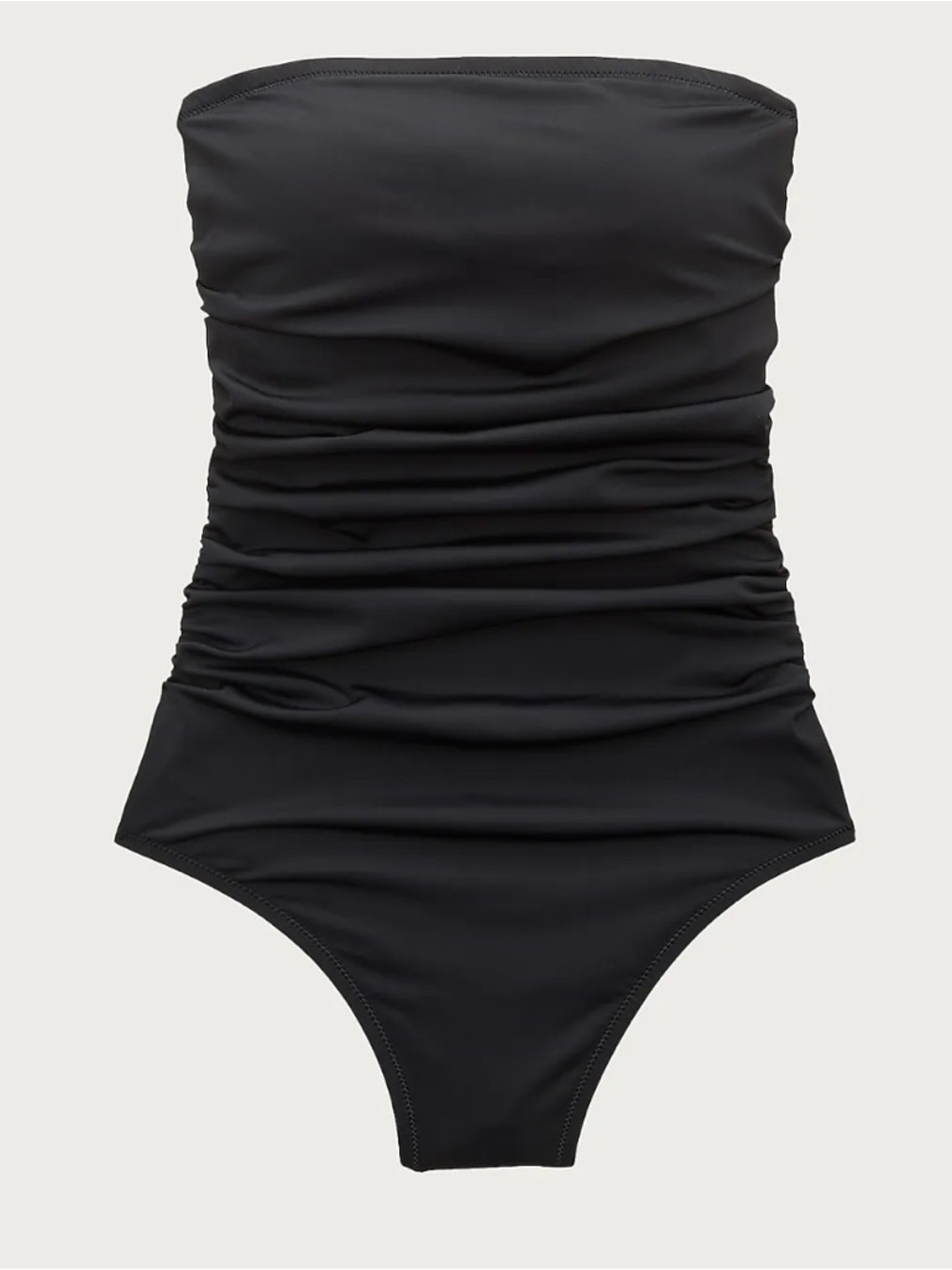 New J. Crew Ruched Gemma One-Piece